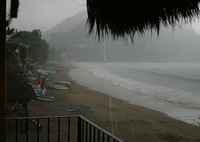 La Manzanilla Mexico Beach Photos - 04-02-18 Rain storm - Photo by - Judy Beardall - Costa Alegre, Costalegre, Jalisco.