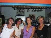 03-01-29 Eileen, Dorthy, Brenda, Stephanie at Dave and Ada's bar - Photo by Allan